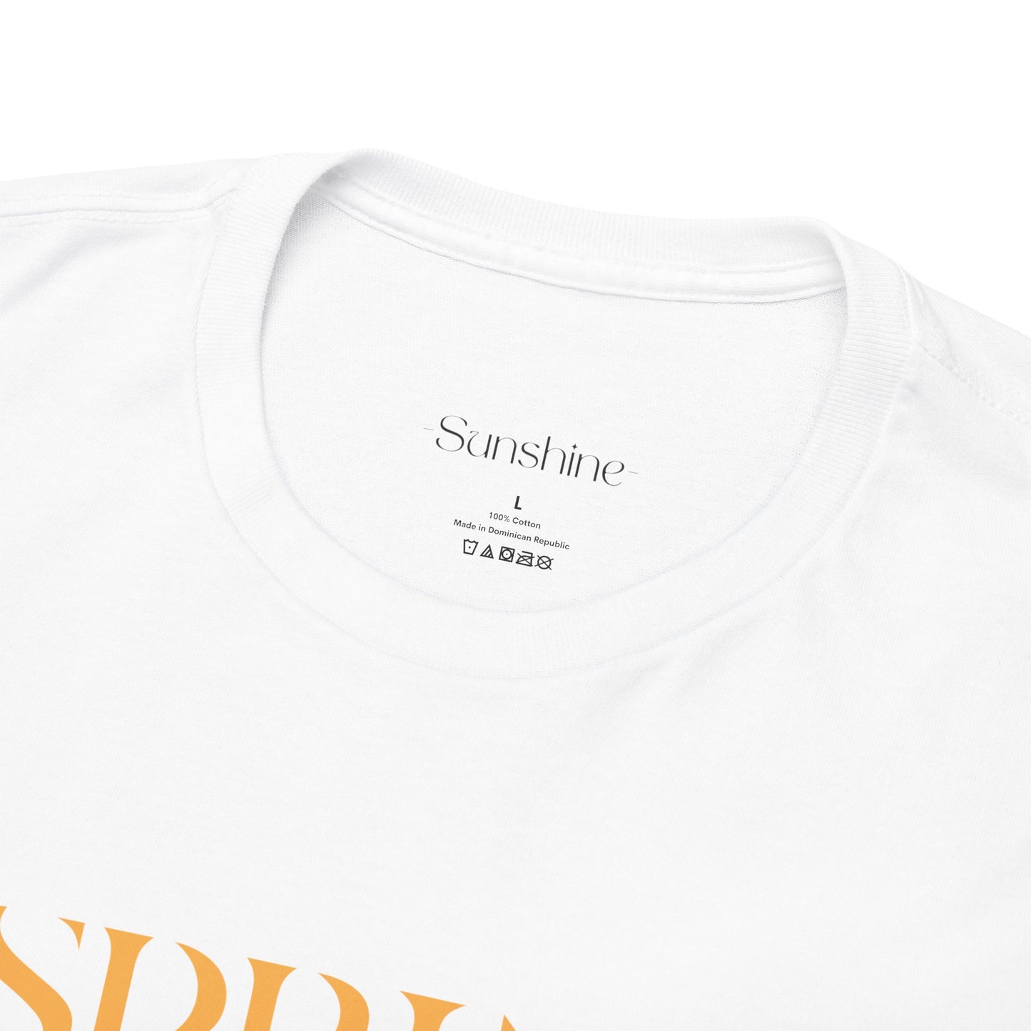 "SPRING" Floral Retro T-shirt