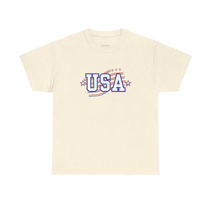 Camiseta de algodón patriótica de EE. UU. 