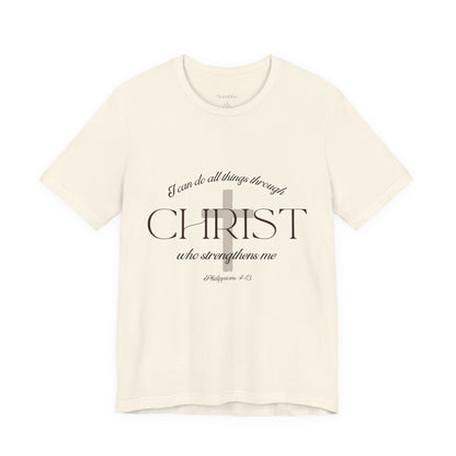 Filipenses 4:13 Camiseta de algodón unisex