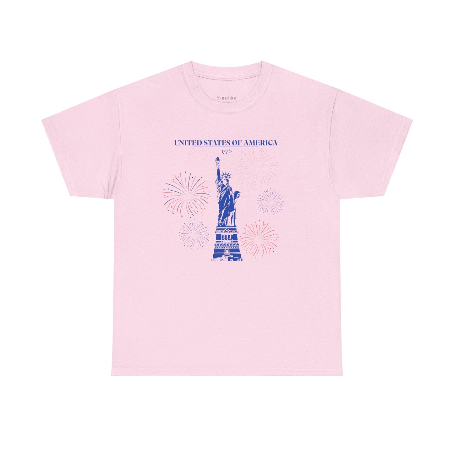 Unisex Statue of Liberty Cotton T-Shirt