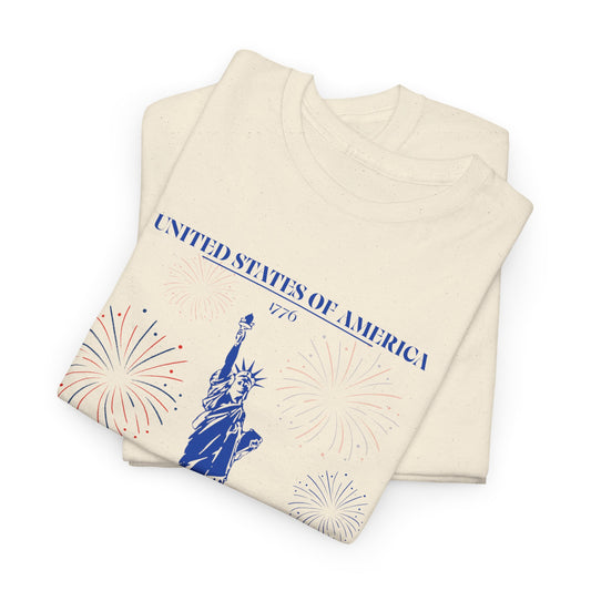 Unisex Statue of Liberty Cotton T-Shirt