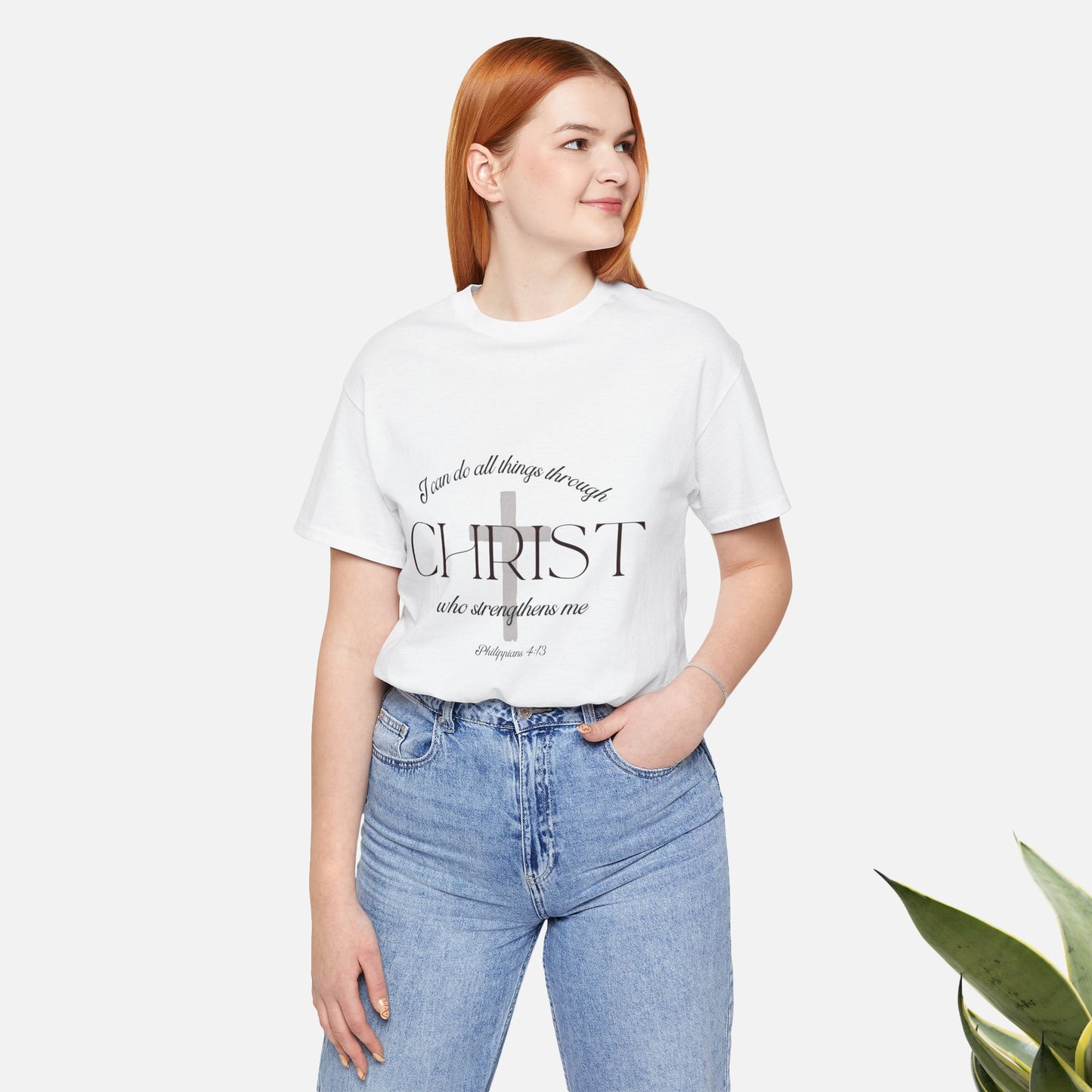 Filipenses 4:13 Camiseta de algodón unisex
