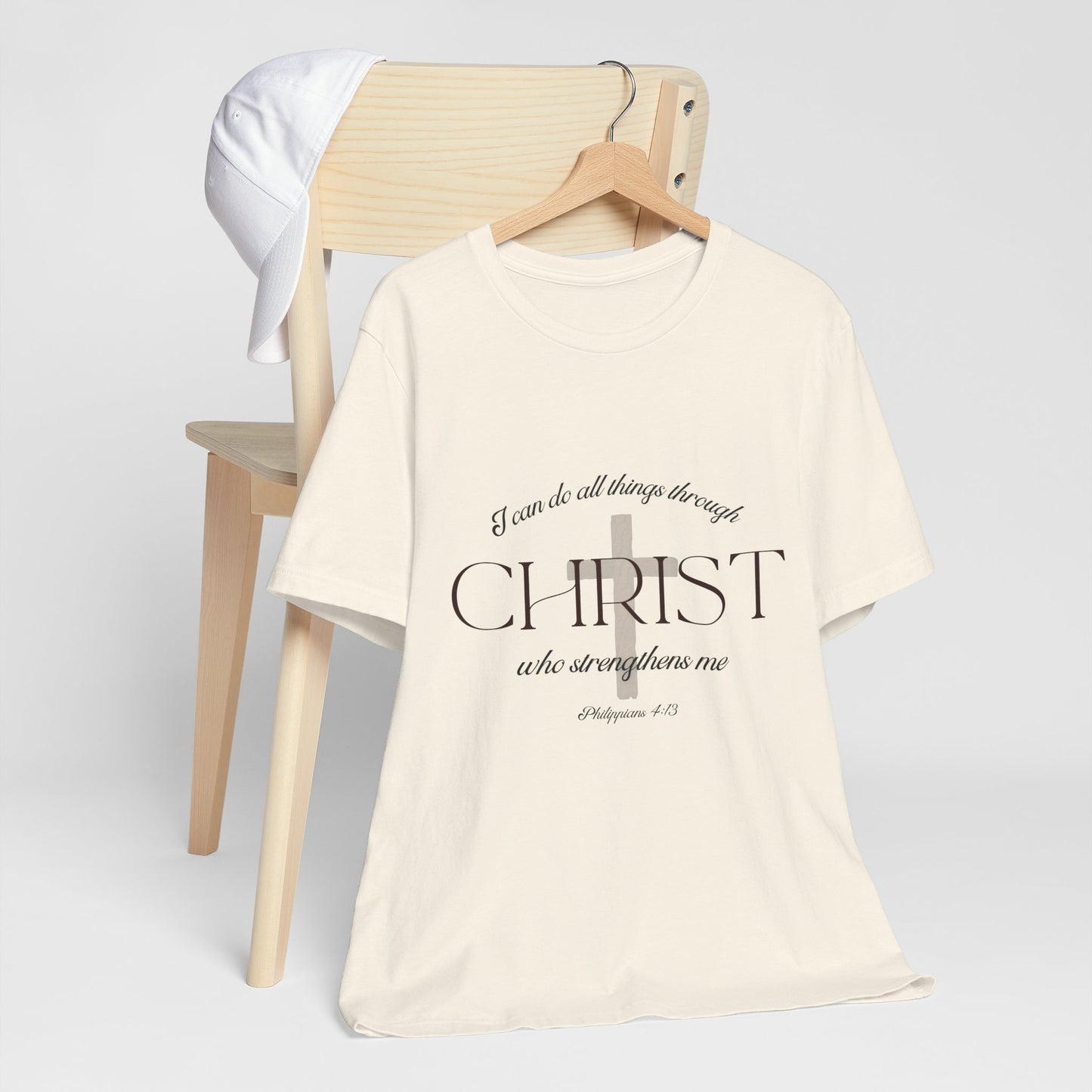 Filipenses 4:13 Camiseta de algodón unisex