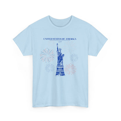 Unisex Statue of Liberty Cotton T-Shirt