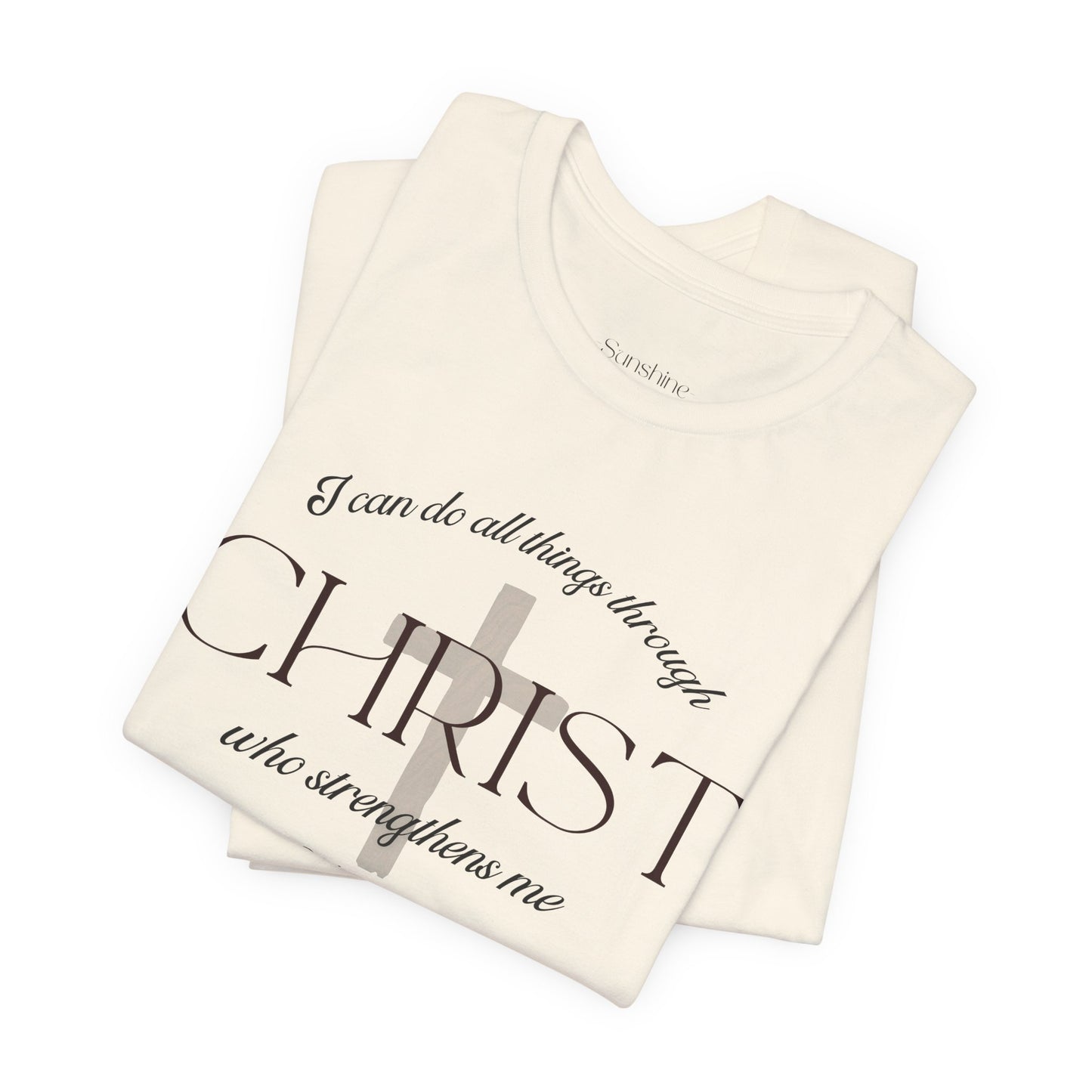 Philippians 4:13 Unisex Cotton T-shirt