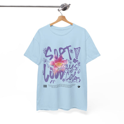 "Soft Days, Loud Colors" Spring Cotton Tee