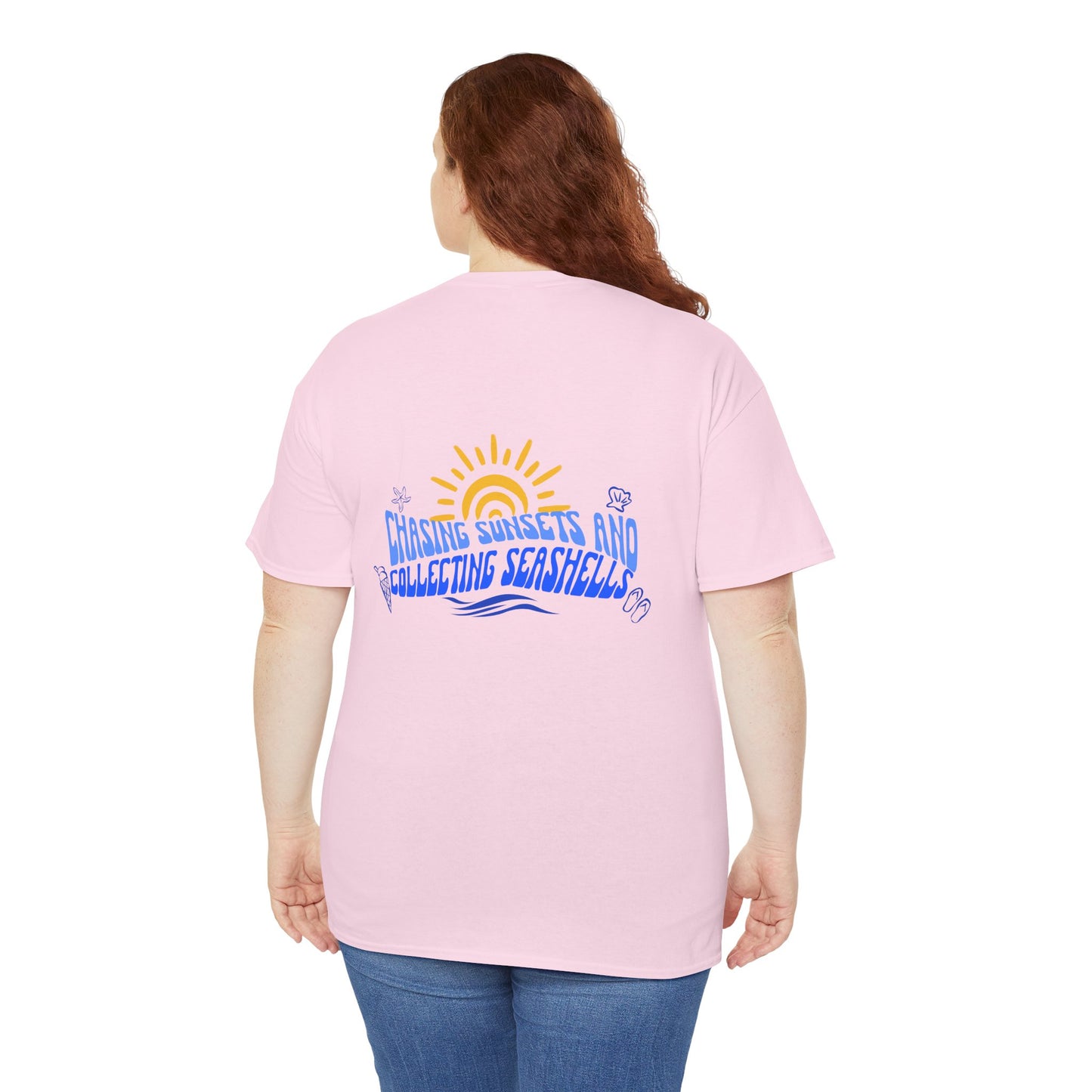 Camiseta playera de algodón Chasing Sunsets 
