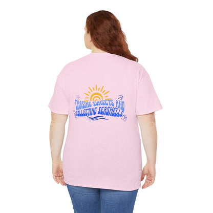 Camiseta playera de algodón Chasing Sunsets 