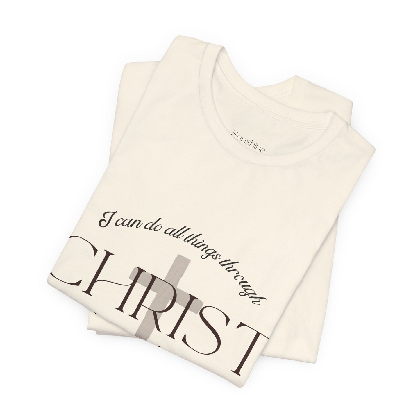 Filipenses 4:13 Camiseta de algodón unisex