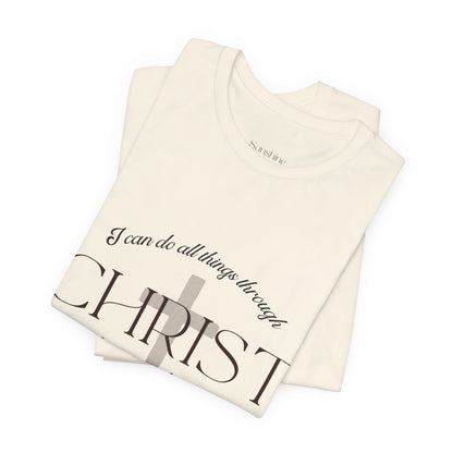 Filipenses 4:13 Camiseta de algodón unisex