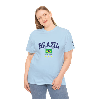 Casual Brazil Vintage Cotton T-shirt