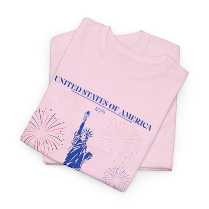 Unisex Statue of Liberty Cotton T-Shirt
