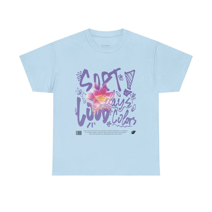"Soft Days, Loud Colors" Spring Cotton Tee