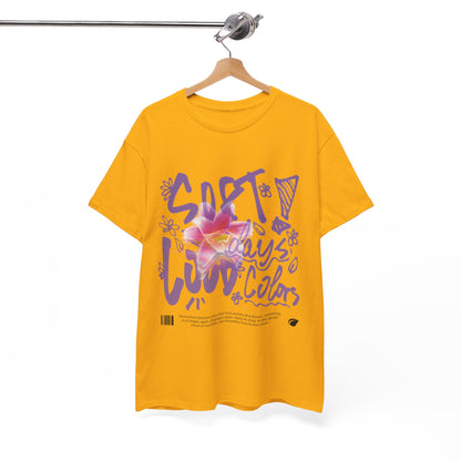 "Soft Days, Loud Colors" Spring Cotton Tee
