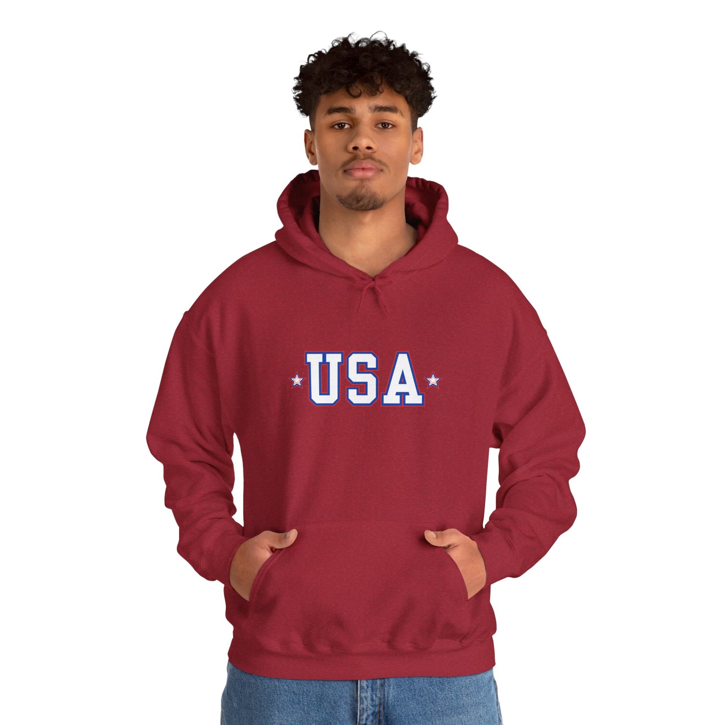USA Cozy Heavy Blend Hoodie