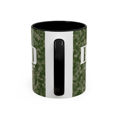 Dad #1 Hero Camo Accent Coffee Mug