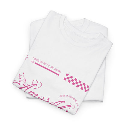 Amore Mio Retro Valentine T-shirt