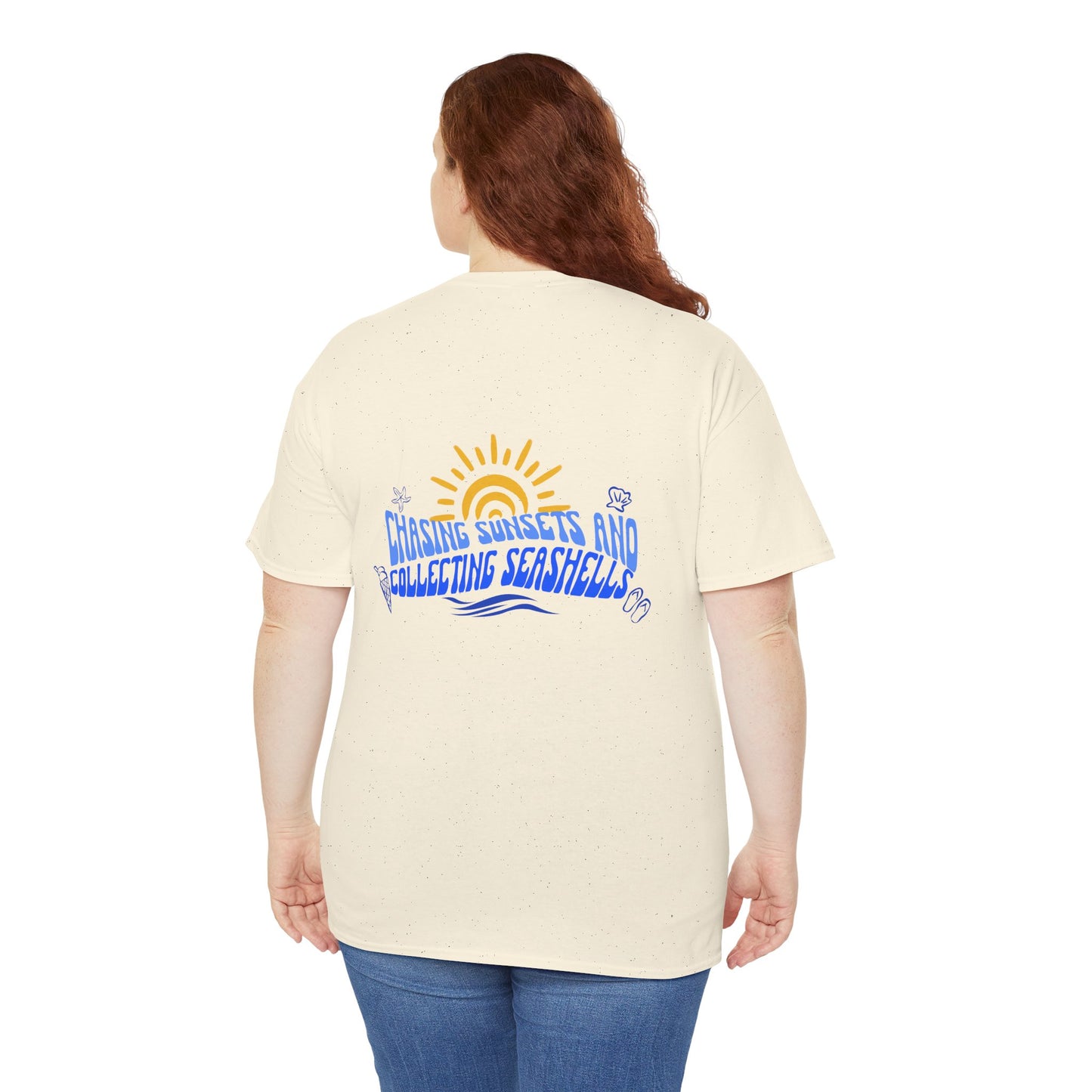 Camiseta playera de algodón Chasing Sunsets 