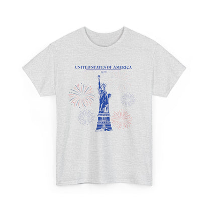 Unisex Statue of Liberty Cotton T-Shirt