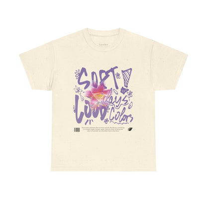 "Soft Days, Loud Colors" Spring Cotton Tee