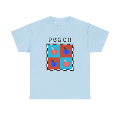 Peach Chess T-shirt, Fruits Edition