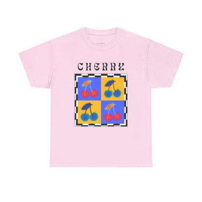Camiseta de Ajedrez de Cereza, Edición Frutas 