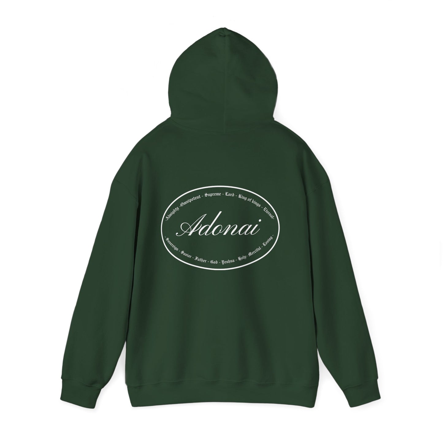 Sudadera con capucha acogedora basada en la fe de Adonai