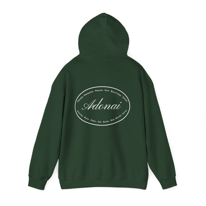 Sudadera con capucha acogedora basada en la fe de Adonai