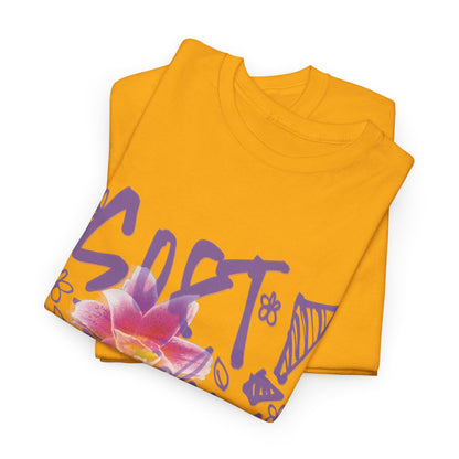 "Soft Days, Loud Colors" Spring Cotton Tee