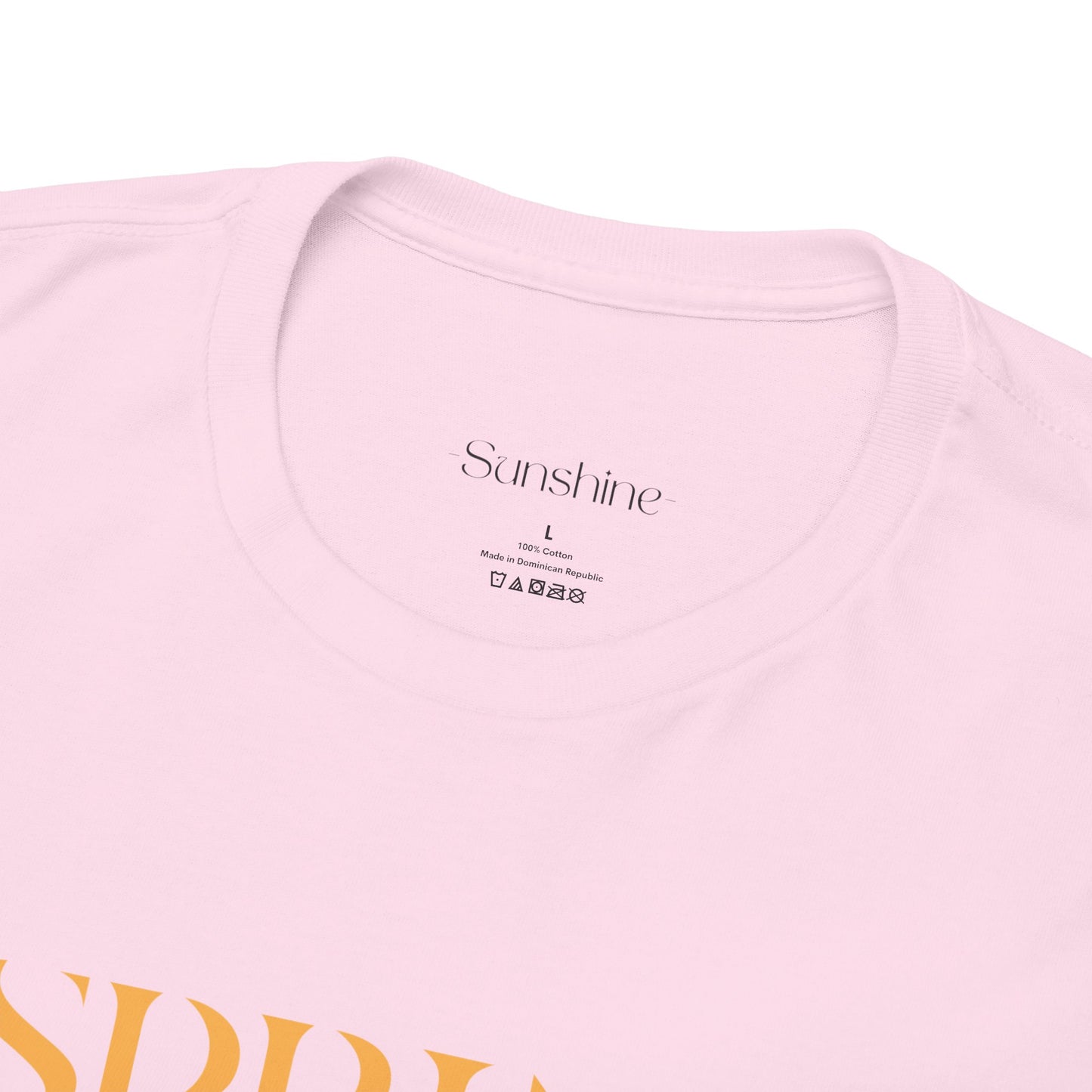 "SPRING" Floral Retro T-shirt