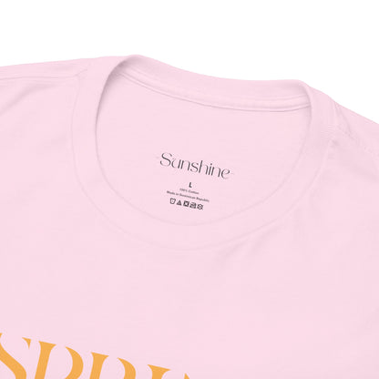 "SPRING" Floral Retro T-shirt
