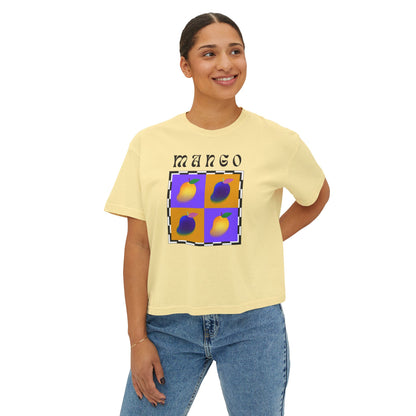 Camiseta Mango Chess Bosy, edición frutas 