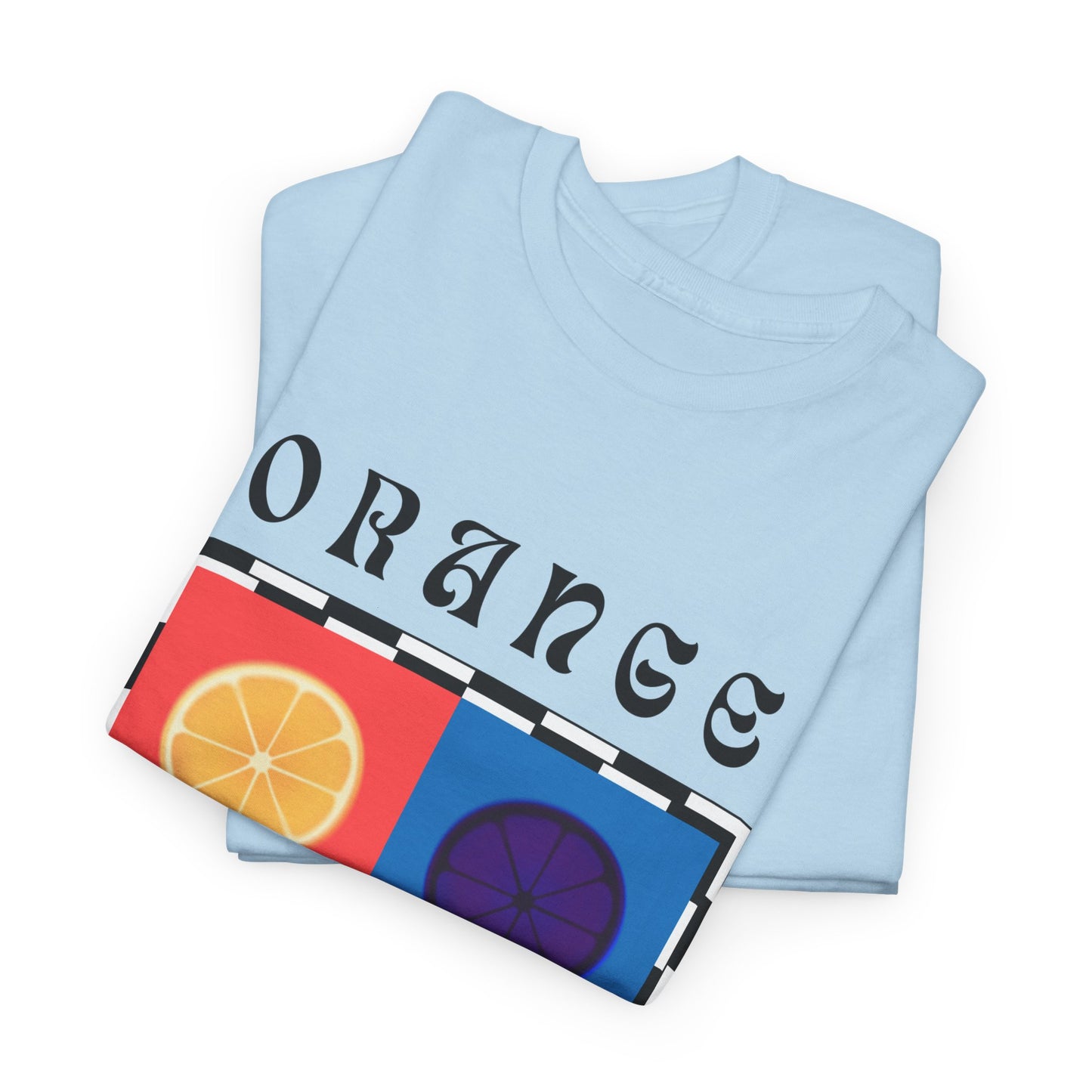 Camiseta de ajedrez naranja, edición frutas 