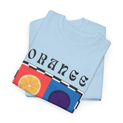 Camiseta de ajedrez naranja, edición frutas 