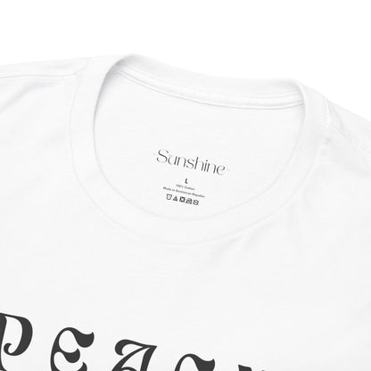 Peach Chess T-shirt, Fruits Edition