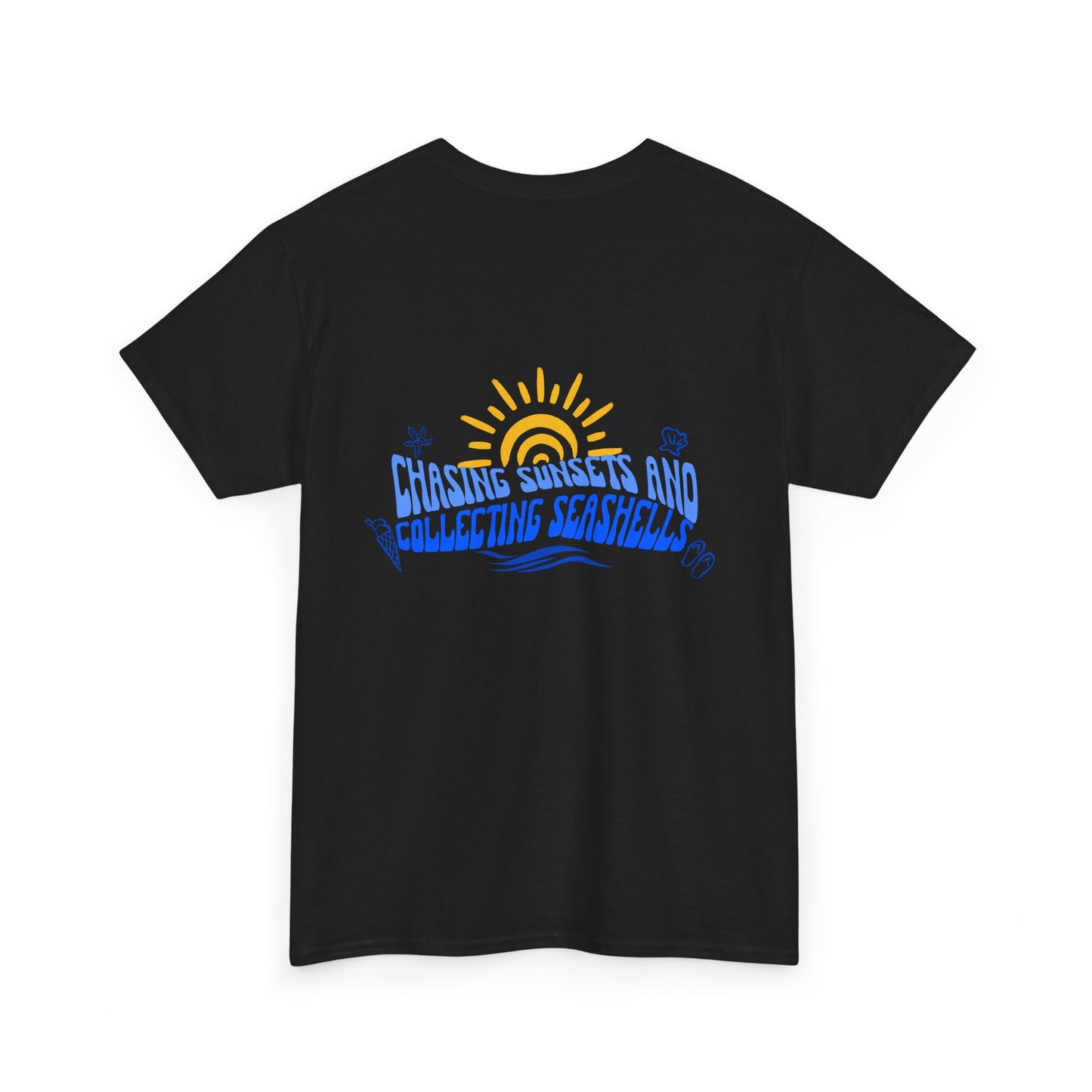 Camiseta playera de algodón Chasing Sunsets 