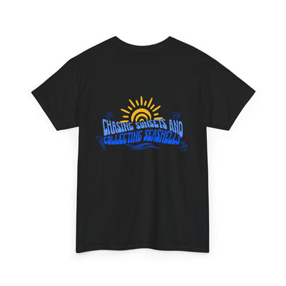 Camiseta playera de algodón Chasing Sunsets 
