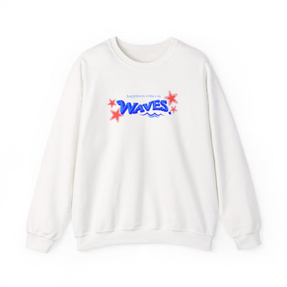 Sudadera informal con diseño de ondas relajantes 