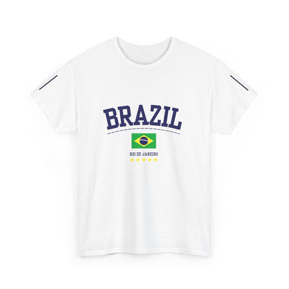 Casual Brazil Vintage Cotton T-shirt