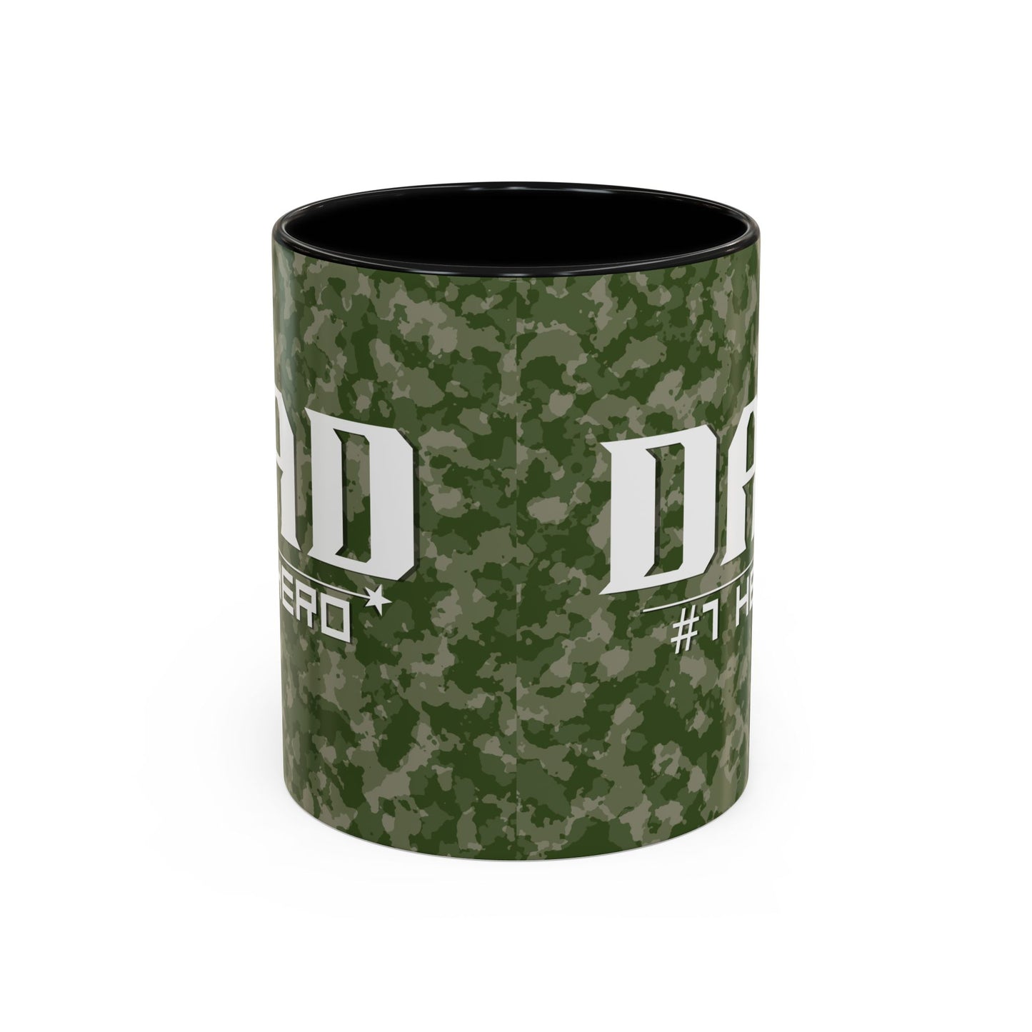 Dad #1 Hero Camo Accent Coffee Mug