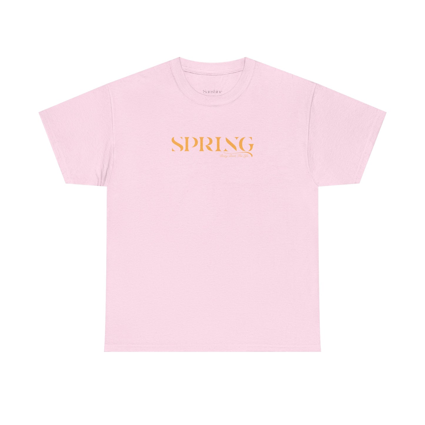 "SPRING" Floral Retro T-shirt
