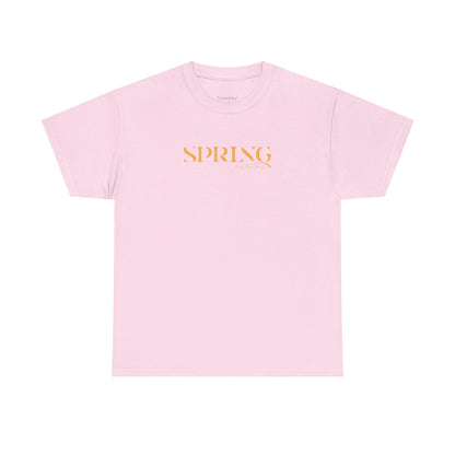 "SPRING" Floral Retro T-shirt