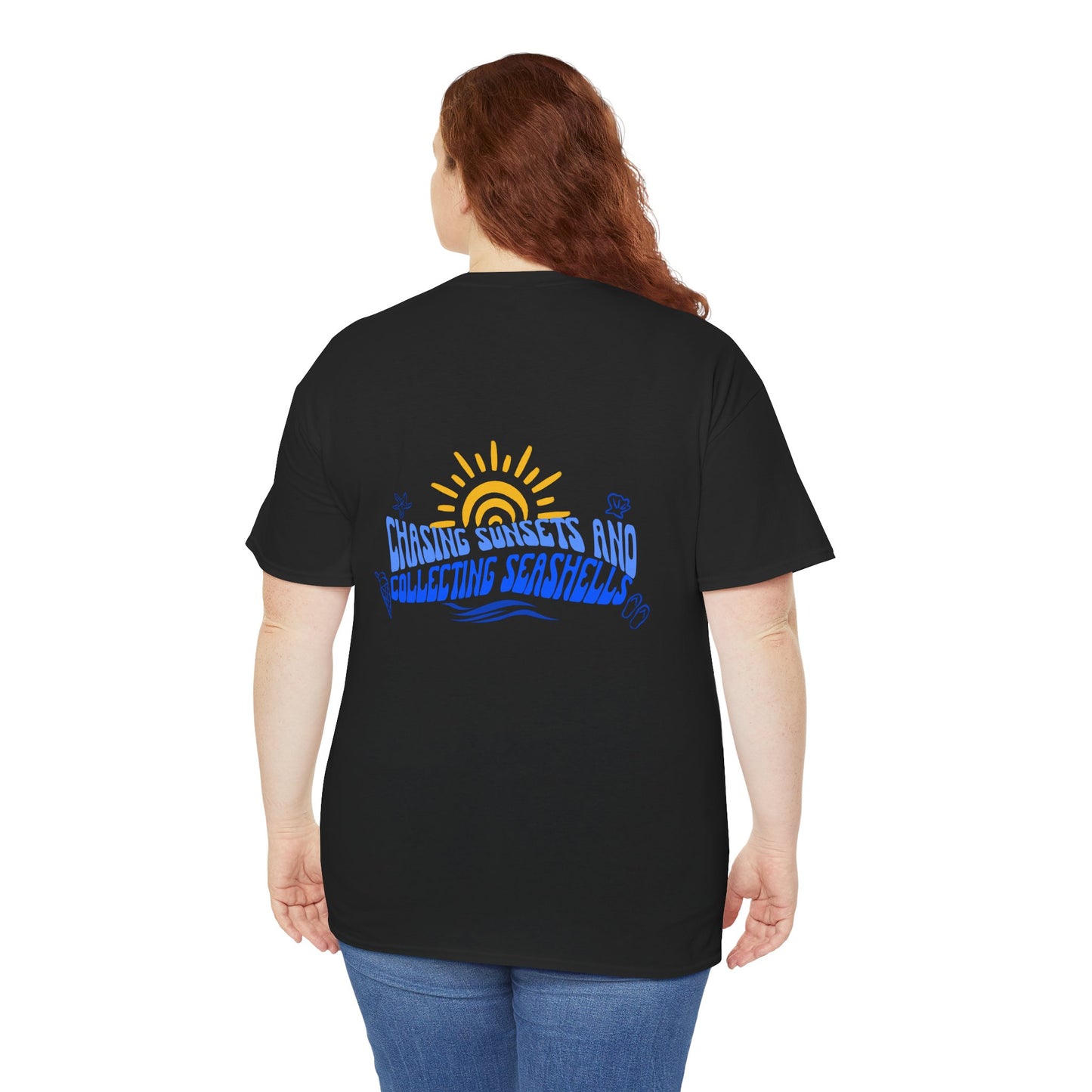 Camiseta playera de algodón Chasing Sunsets 