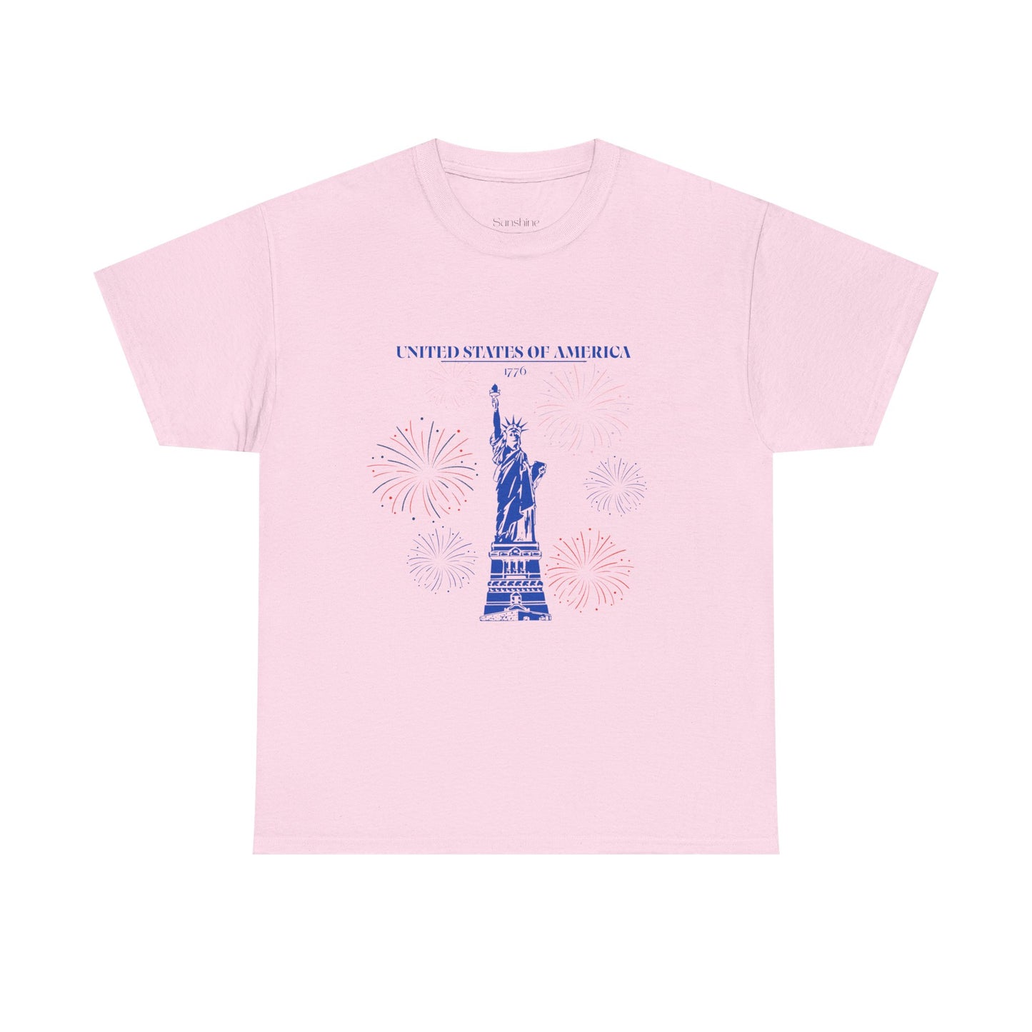 Camiseta unisex de algodón de la Estatua de la Libertad 