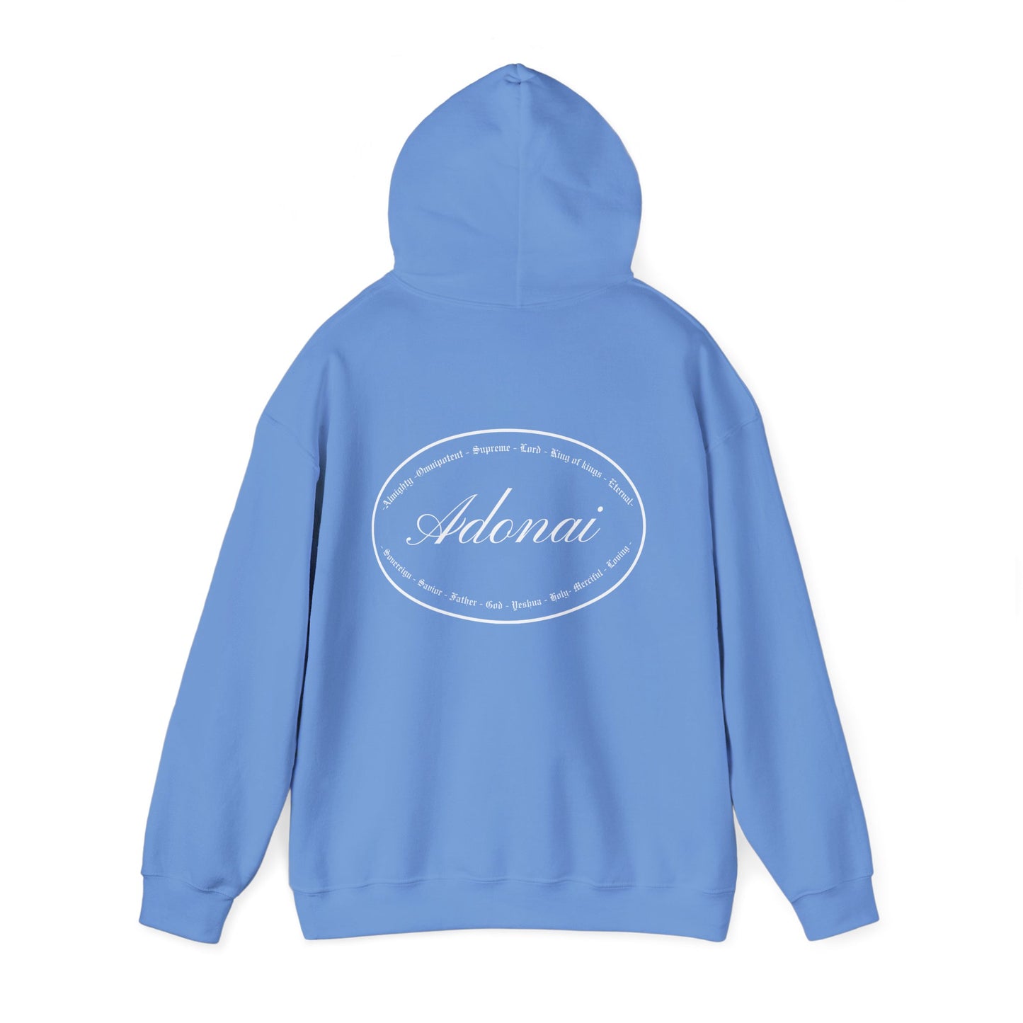 Sudadera con capucha acogedora basada en la fe de Adonai