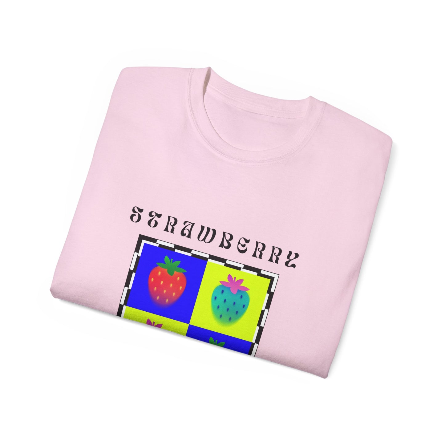 Camiseta de Ajedrez de Fresa, Edición Frutas 