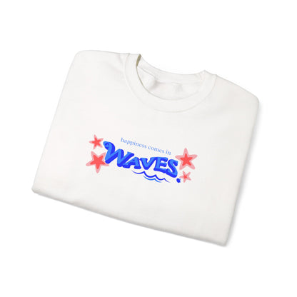 Sudadera informal con diseño de ondas relajantes 