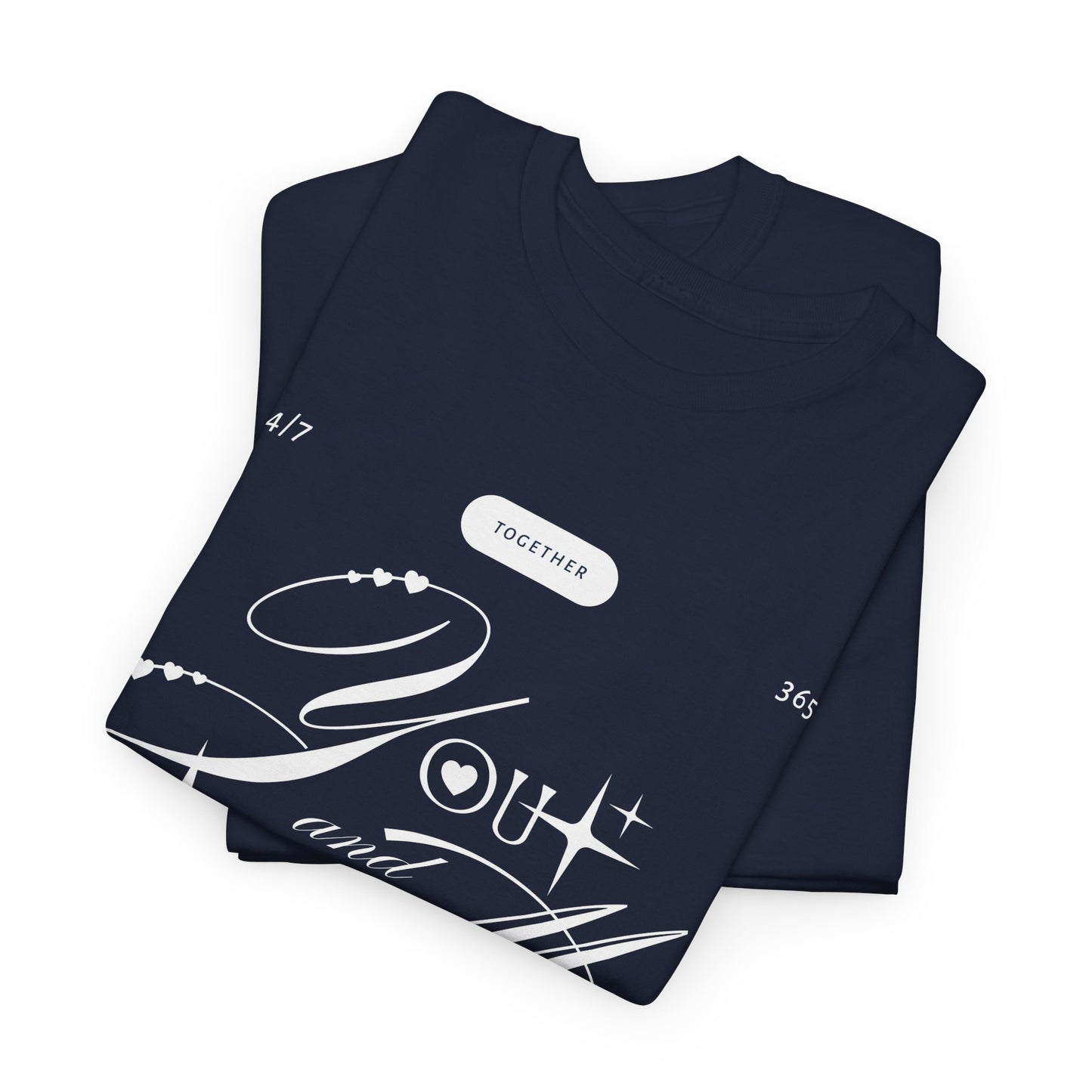Camiseta romántica de San Valentín "Tú y yo" 