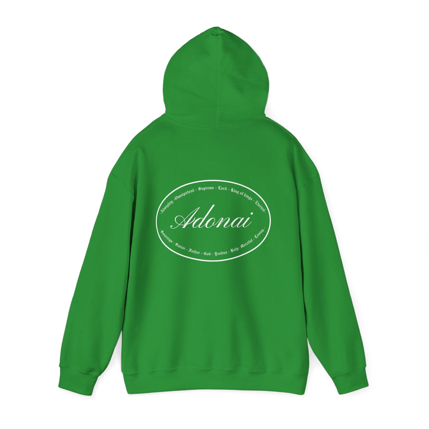 Sudadera con capucha acogedora basada en la fe de Adonai