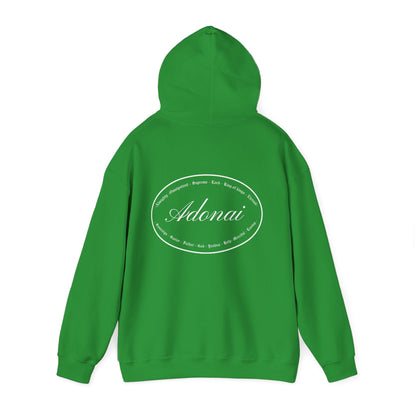 Sudadera con capucha acogedora basada en la fe de Adonai